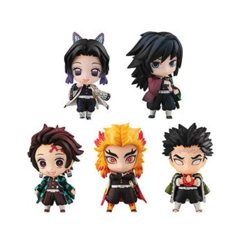 Demon Slayer Kimetsu no Yaiba Tanjiro & Hashira Mascot Set by Megahouse