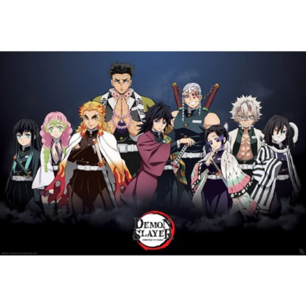 Demon Slayer Hashiras 91X61 cm Poster by Gb Eye