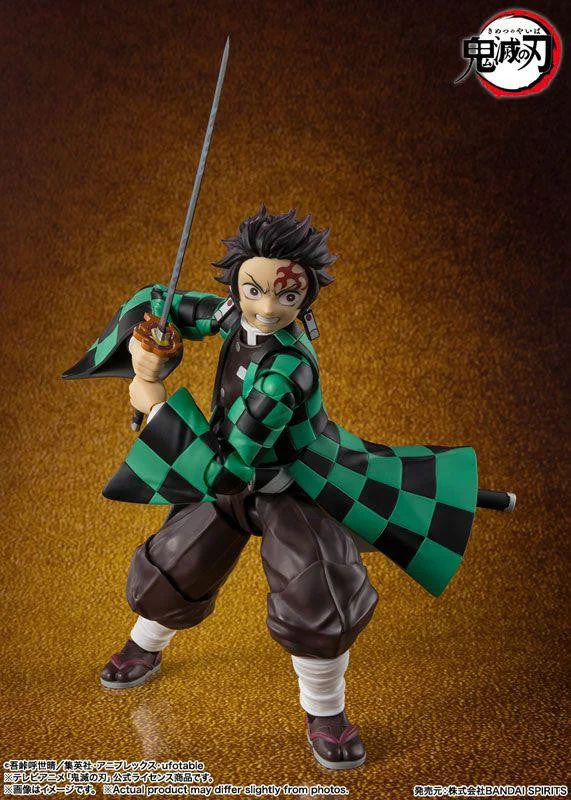 Demon Slayer TANJIRO KAMADO Battle of Infinite Castle Ver. S.H. Figuarts Action Figure By Bandai Tamshii - Image 2