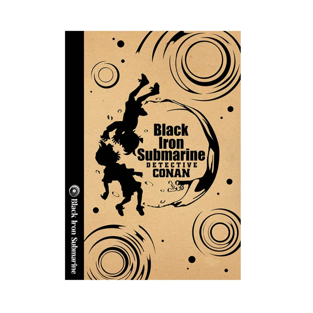 Detective Conan: Black Iron Fish Shadow -Kraft cover notebook