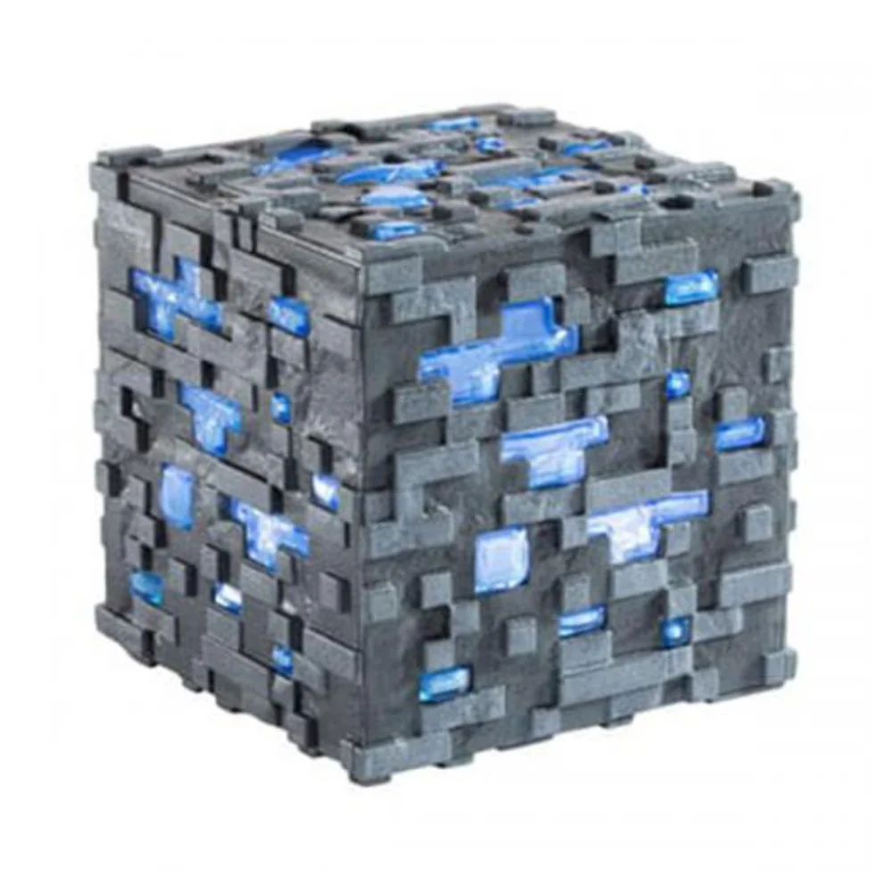Minecraft Diamond Ore Illuminating Collector Replica By Noble Collection
