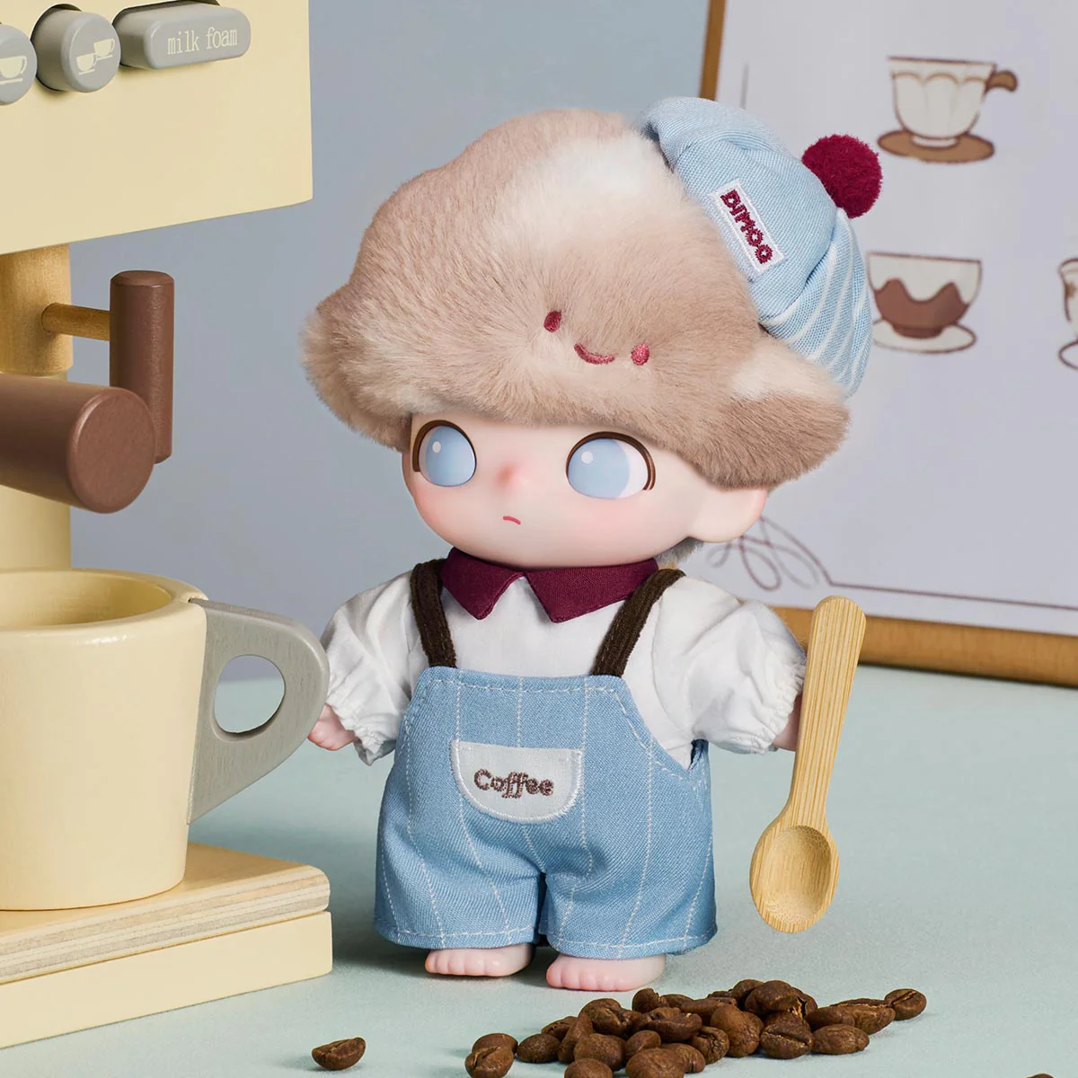 Dimoo Crush On Coffee Series-Vinyl Plush Blister Pack By Pop Mart - Image 5