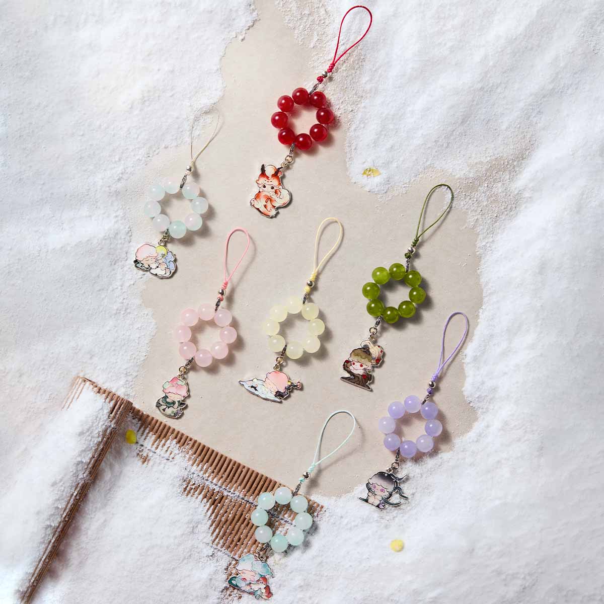 Dimoo Stories In The Cup Series Beaded Pendant Blind Box By Pop Mart - Image 2