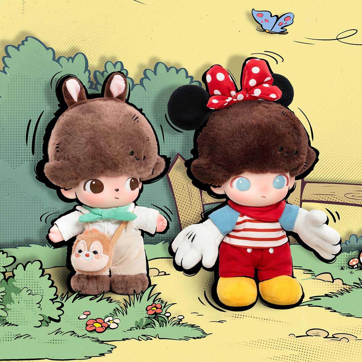 Dimoo World × Disney Series Vinyl Plush Keychain Blind Box By Pop Mart - Image 2