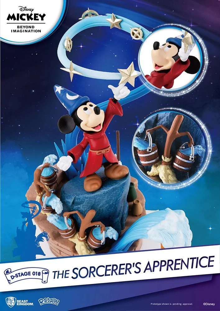 Disney's The Sorcerer's Apprentice Diorama Stage-018 by Beast Kingdom - Image 3