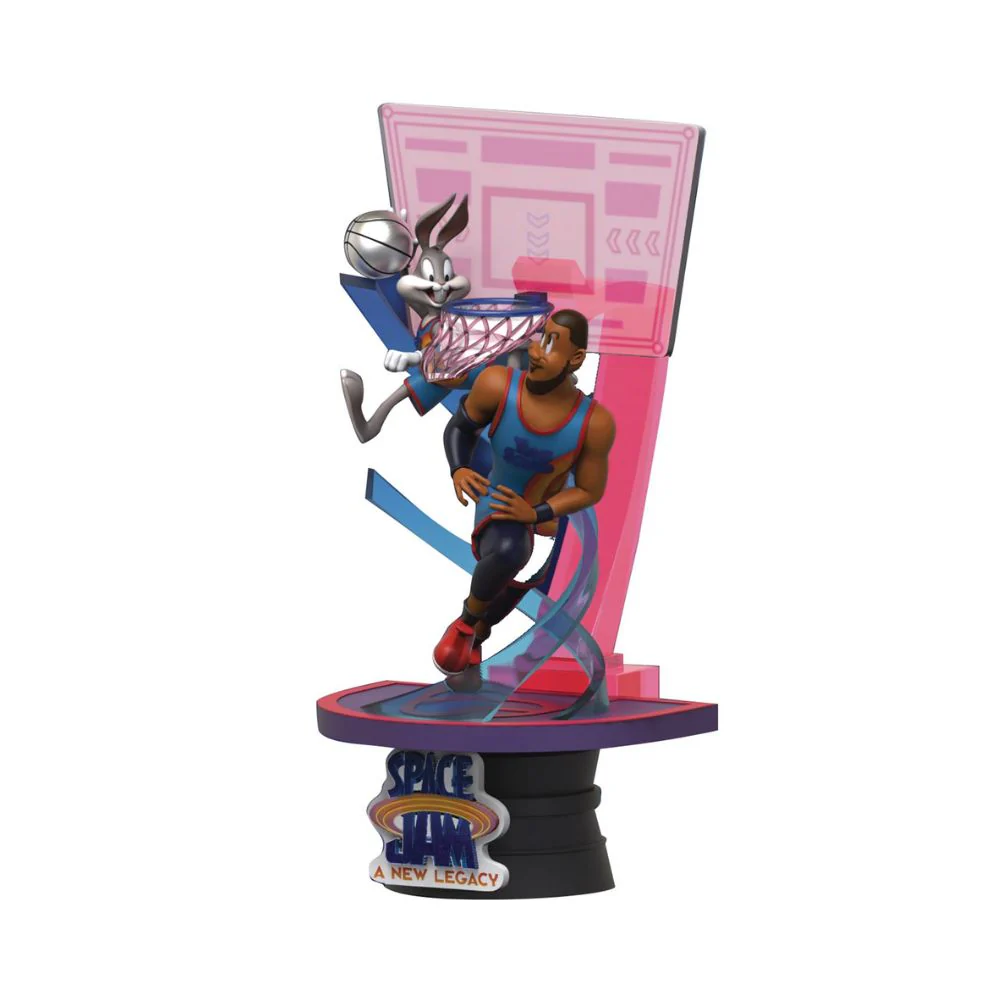 Space Jam : A New Legacy-Bugs Bunny & Lebron James Diorama Stage by Beast Kingdom (Diorama Stage- 069)