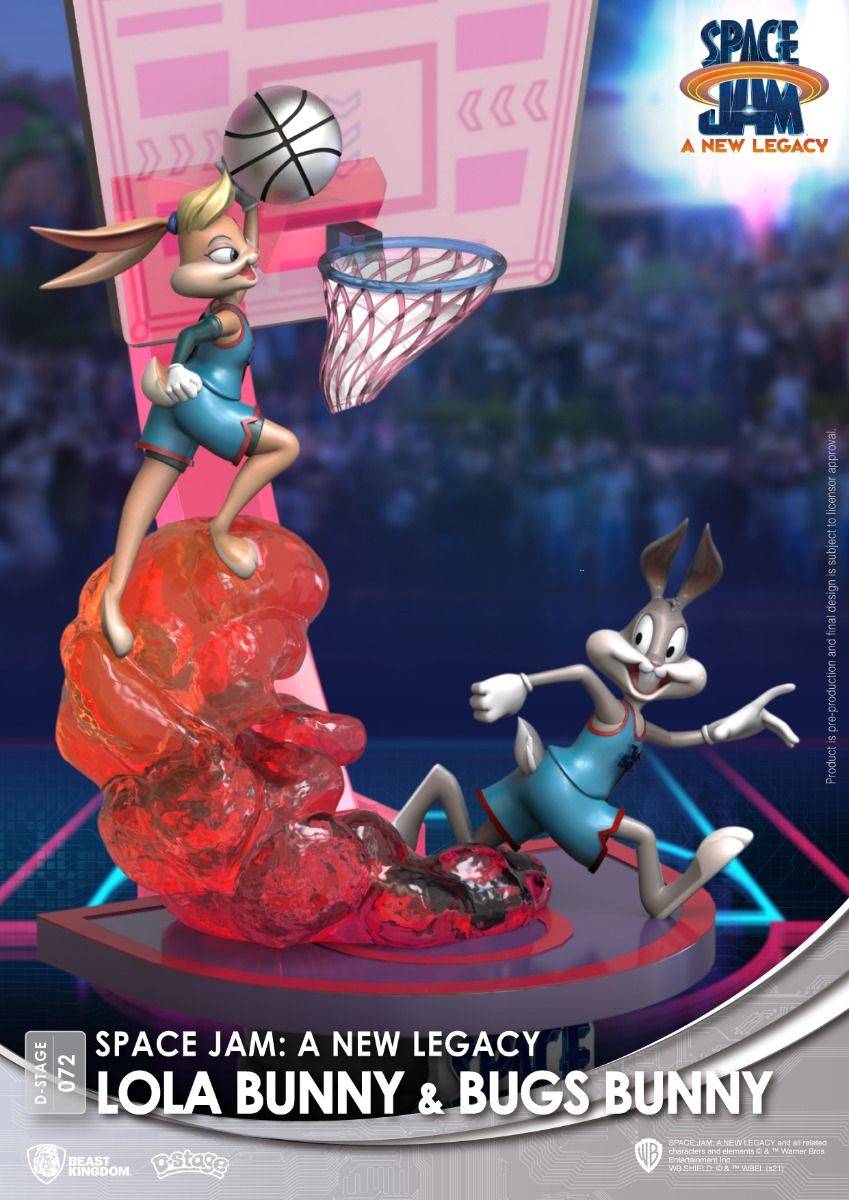 Space Jam: A New Legacy-Lola Bunny & Bugs Bunny Diorama Stage by Beast Kingdom (Diorama Stage-072) - Image 2