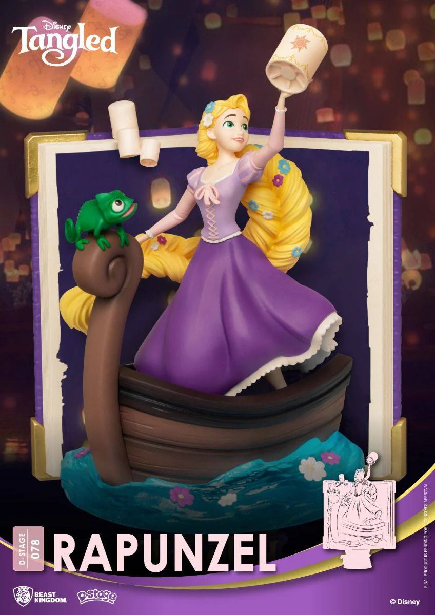 Disney Story Book Series Rapunzel Diorama Stage by Beast Kingdom (Diorama Stage-078) - Image 3