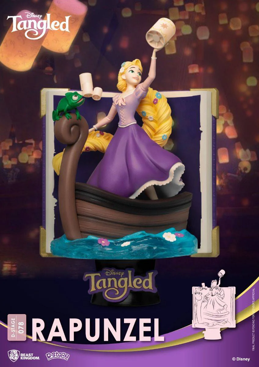 Disney Story Book Series Rapunzel Diorama Stage by Beast Kingdom (Diorama Stage-078) - Image 5