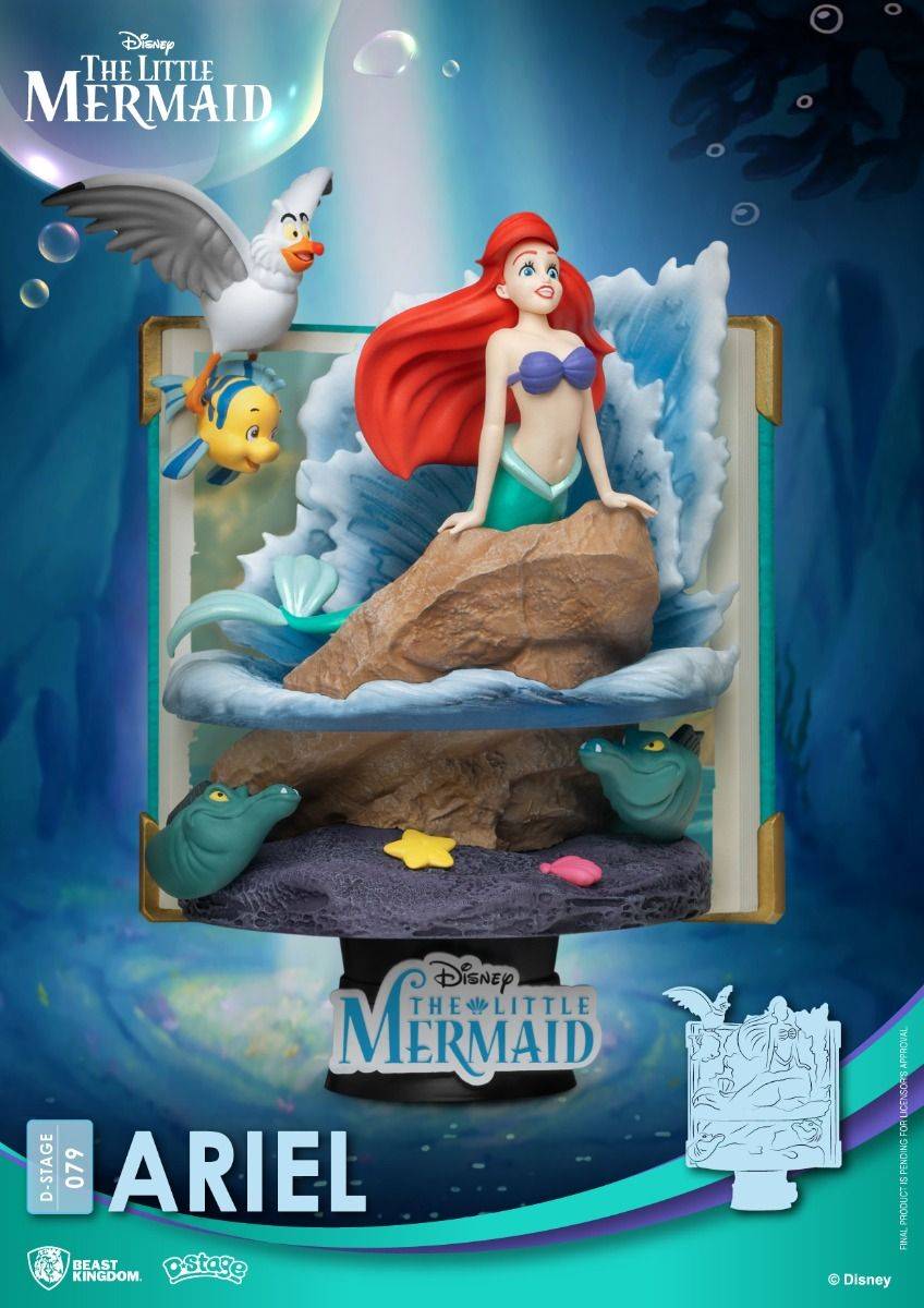 Disney Story Book Series Ariel Diorama Stage by Beast Kingdom (Diorama Stage-079) - Image 2