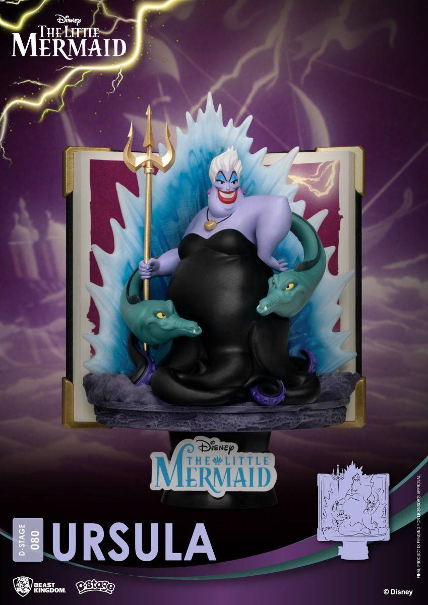 Disney Story Book Series Ursula Diorama Stage by Beast Kingdom (Diorama Stage-080) - Image 2