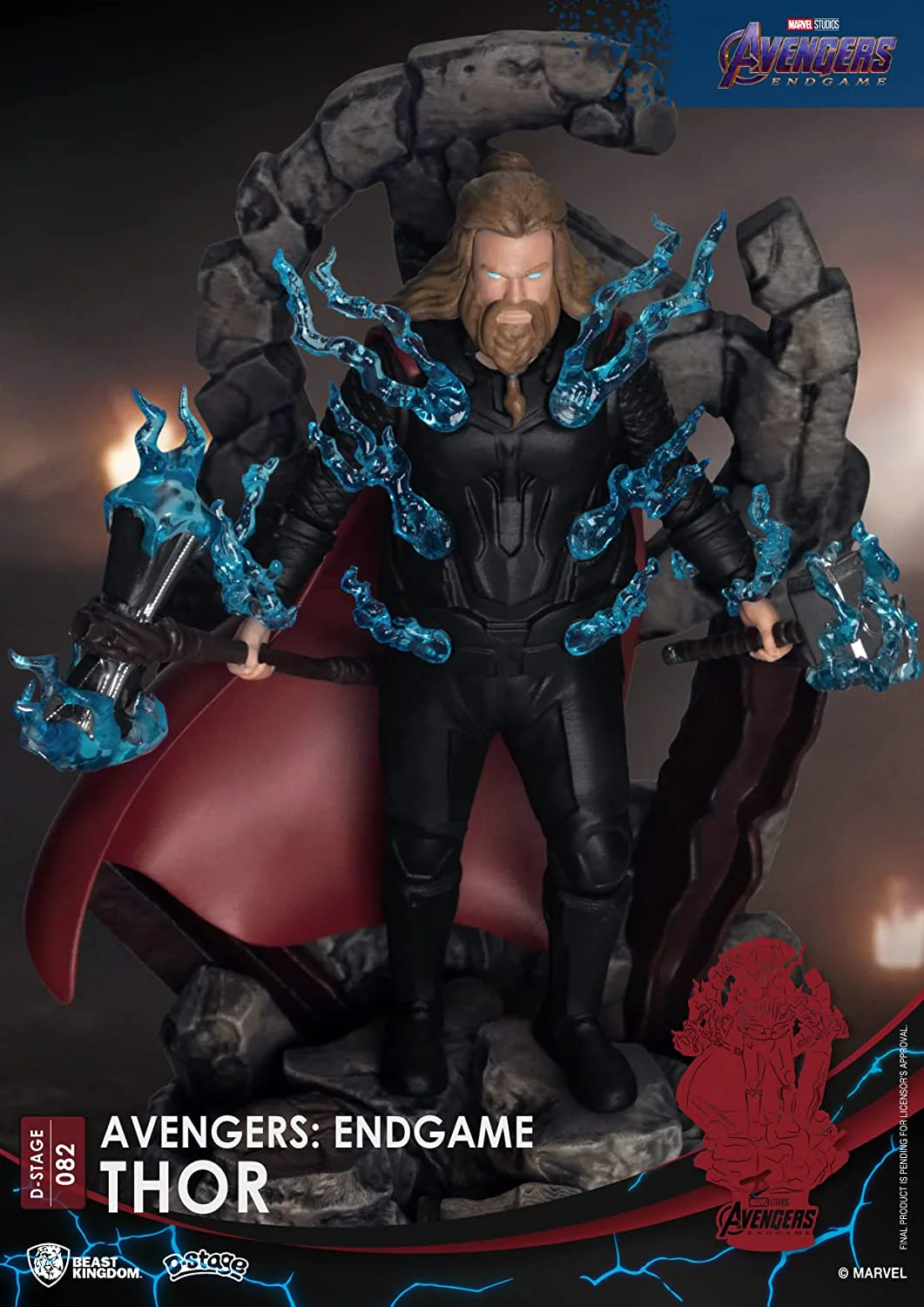 Marvel Avengers : Endgame Thor Diorama Stage by Beast Kingdom (Diorama Stage-082) - Image 3