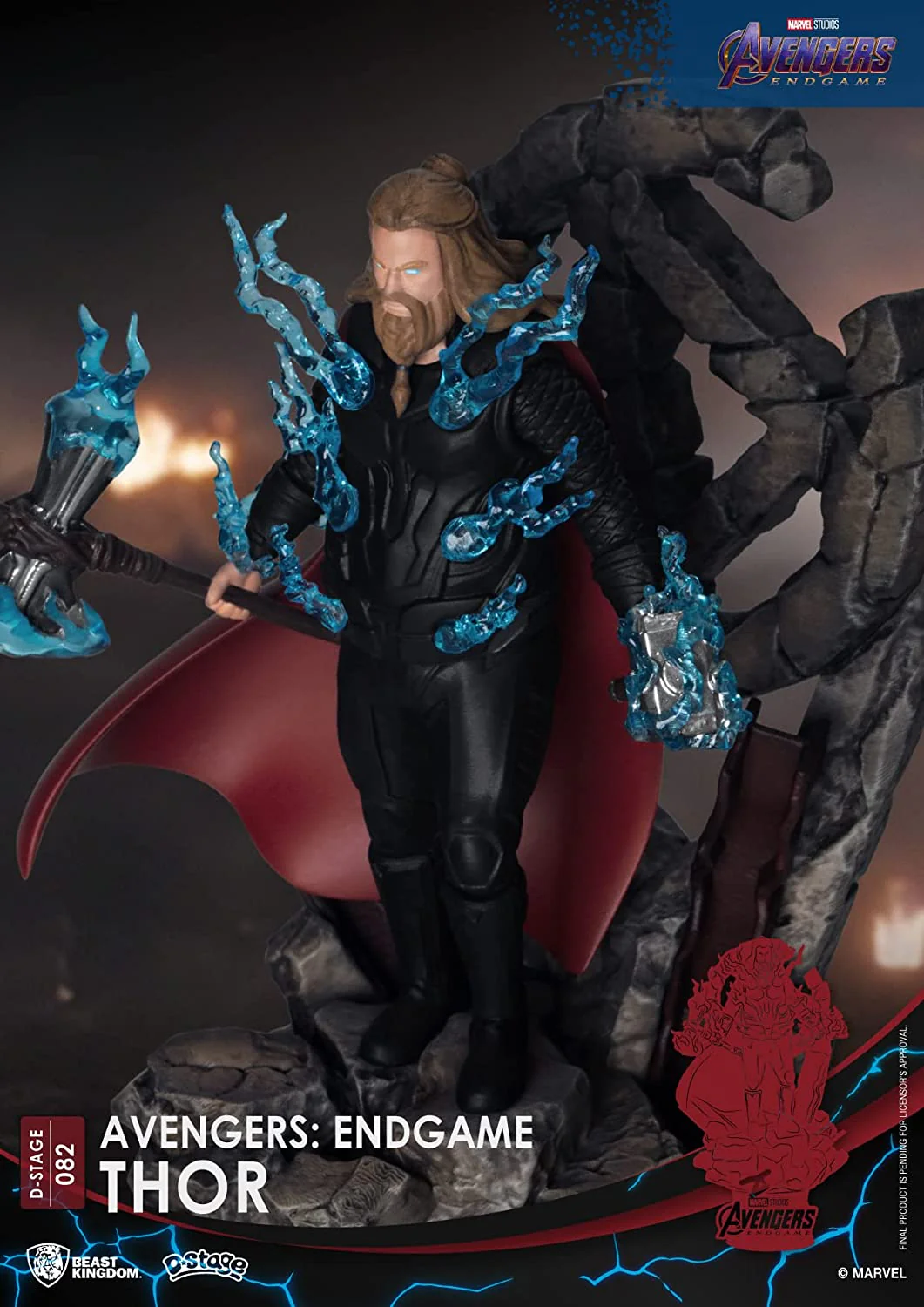 Marvel Avengers : Endgame Thor Diorama Stage by Beast Kingdom (Diorama Stage-082) - Image 4