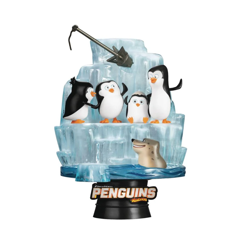 Dream Works Penguins Of Madagascar Diorama Stage by Beast Kingdom (Diorama Stage-097)