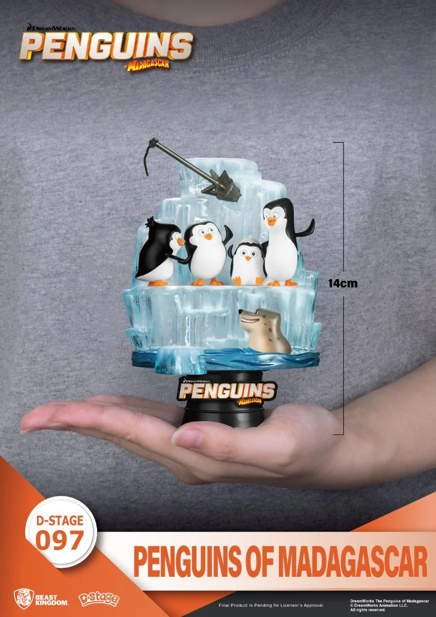 Dream Works Penguins Of Madagascar Diorama Stage by Beast Kingdom (Diorama Stage-097) - Image 2