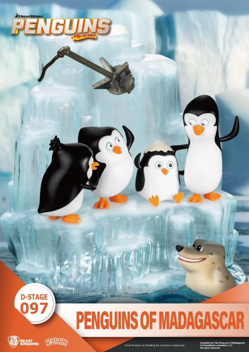 Dream Works Penguins Of Madagascar Diorama Stage by Beast Kingdom (Diorama Stage-097) - Image 3