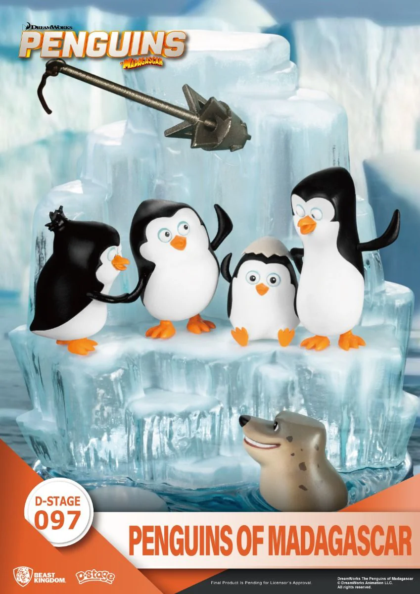 Dream Works Penguins Of Madagascar Diorama Stage by Beast Kingdom (Diorama Stage-097) - Image 6