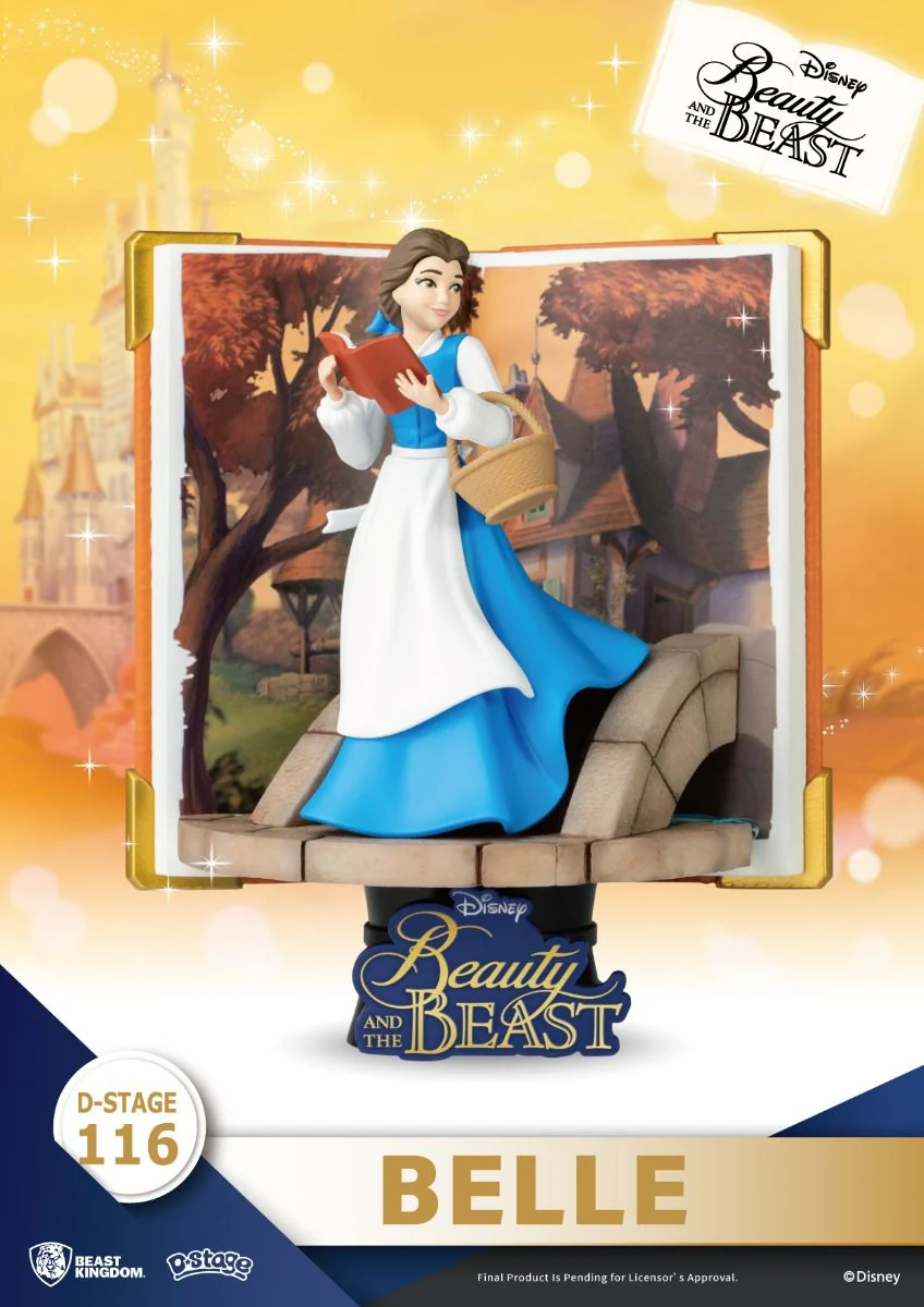 Disney Story Book Series Belle Diorama Stage by Beast Kingdom (Diorama Stage-116) - Image 2