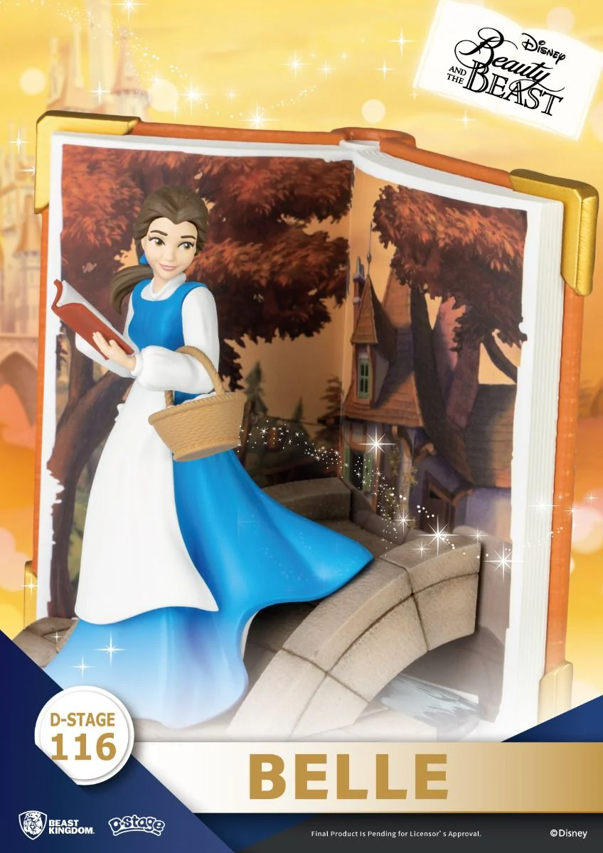 Disney Story Book Series Belle Diorama Stage by Beast Kingdom (Diorama Stage-116) - Image 4