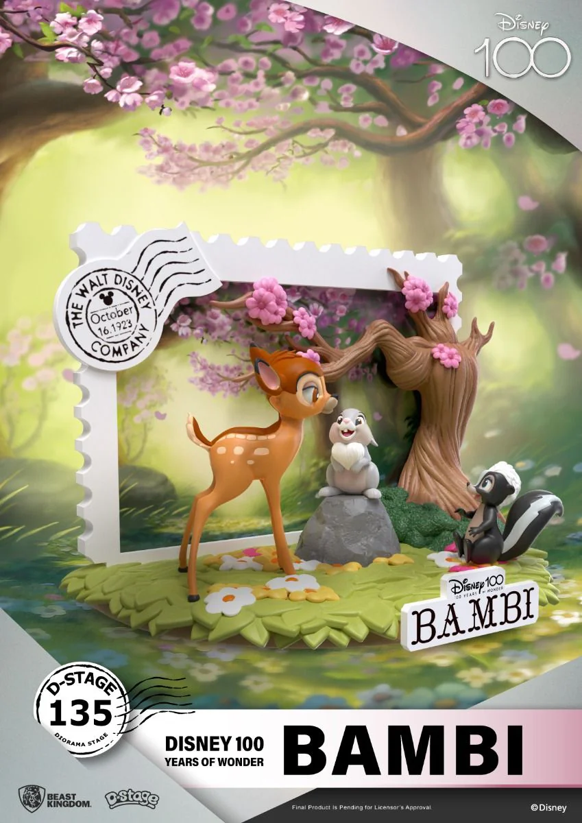 Disney 100th Bambi Diorama Stage-135 by Beast Kingdom - Image 2