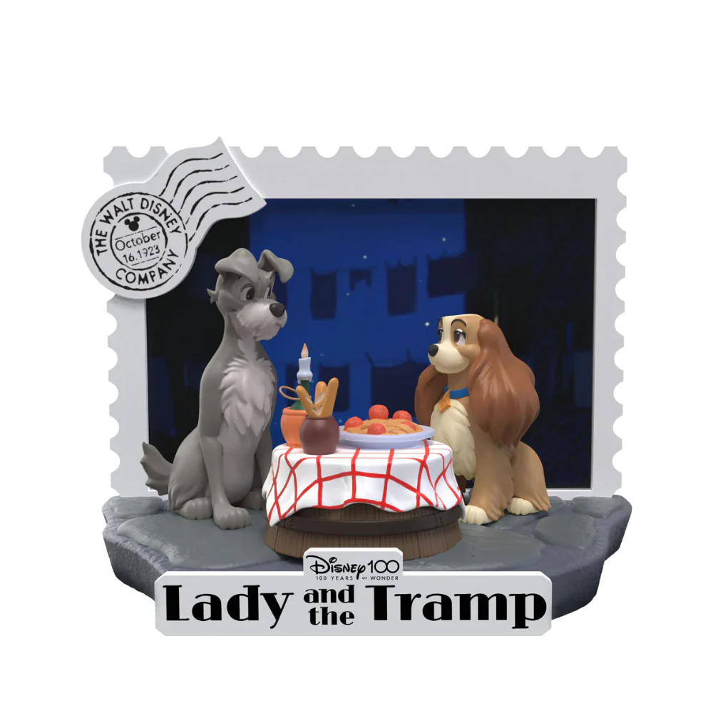 Disney 100th Lady And The Tramp (Diorama Stage-136) by Beast Kingdom