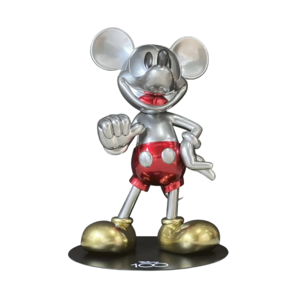 Disney 100 Years of Wonder Master Craft Platinum Mickey 40" Statue