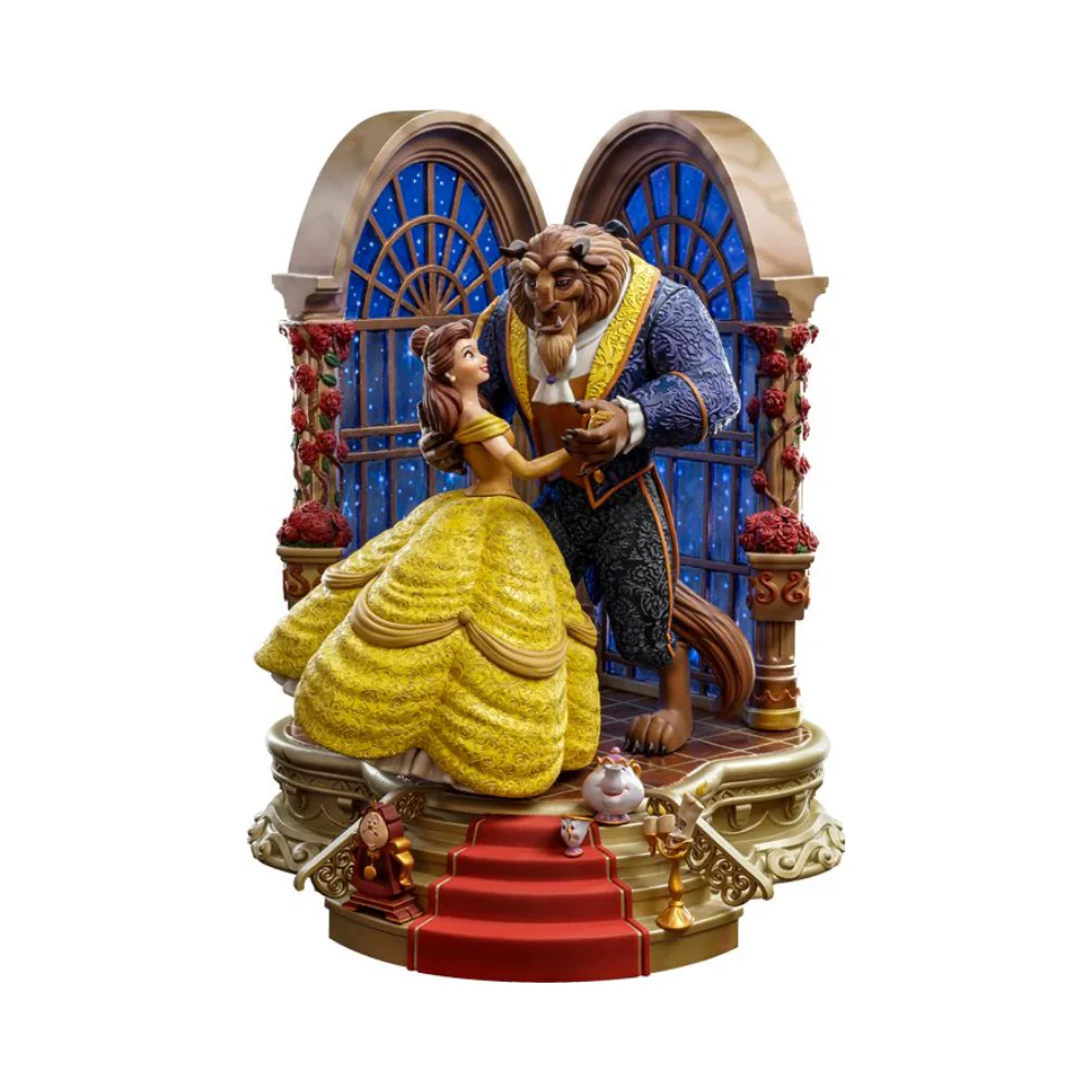 Disney Beauty and the Beast Deluxe Disney 100Th - Beauty and Bea By Iron Studio