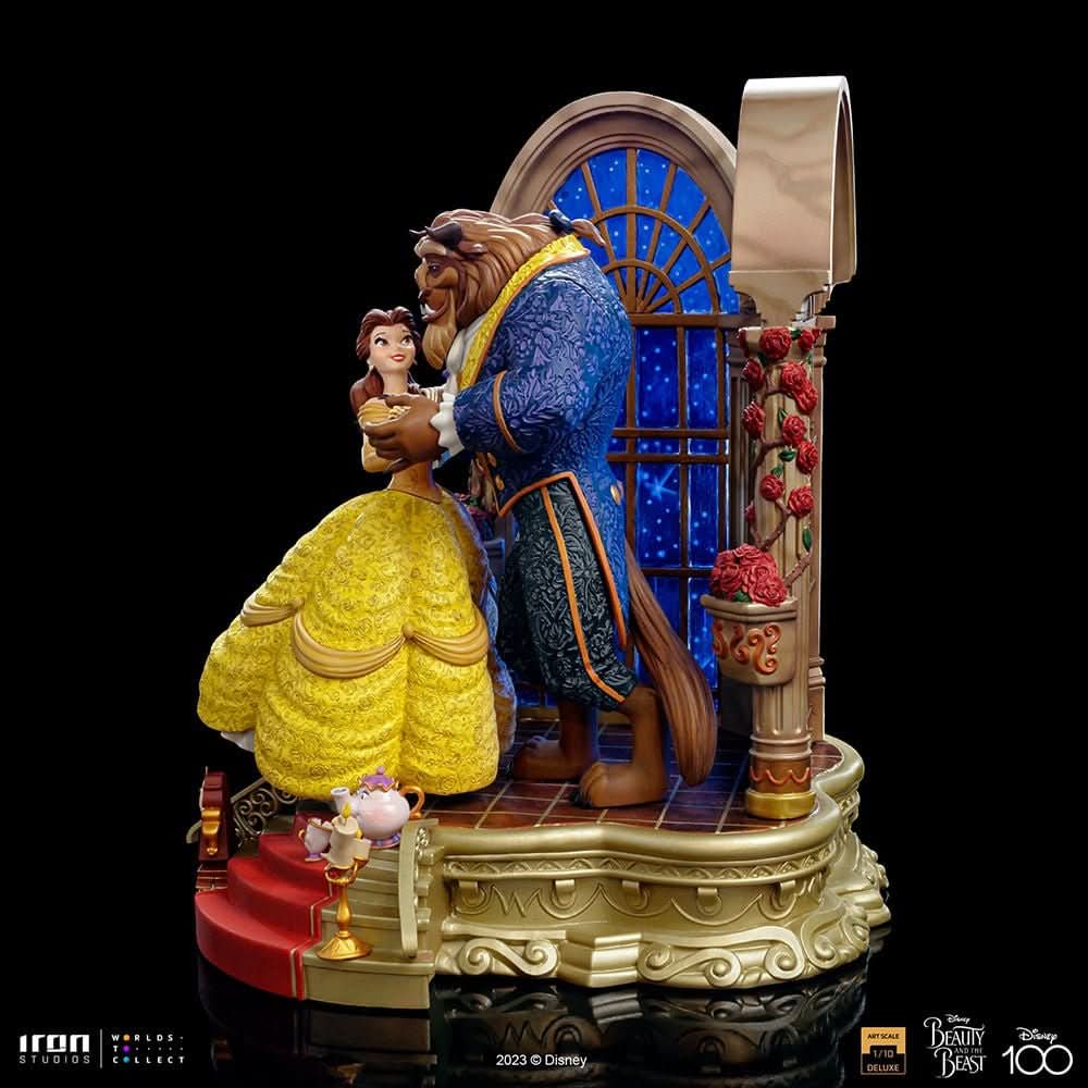 Disney Beauty and the Beast Deluxe Disney 100Th - Beauty and Bea By Iron Studio - Image 5