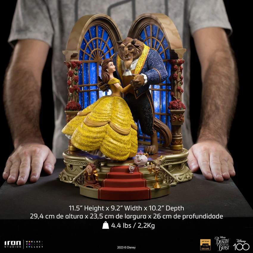 Disney Beauty and the Beast Deluxe Disney 100Th - Beauty and Bea By Iron Studio - Image 7