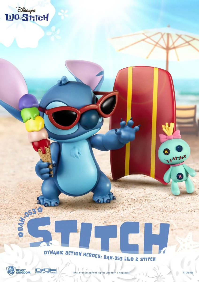 Disney Lilo & Stitch Stitch 1/9 Scale Dynamic 8ction Heroes Figure by Beast Kingdom (DAH-053) - Image 3