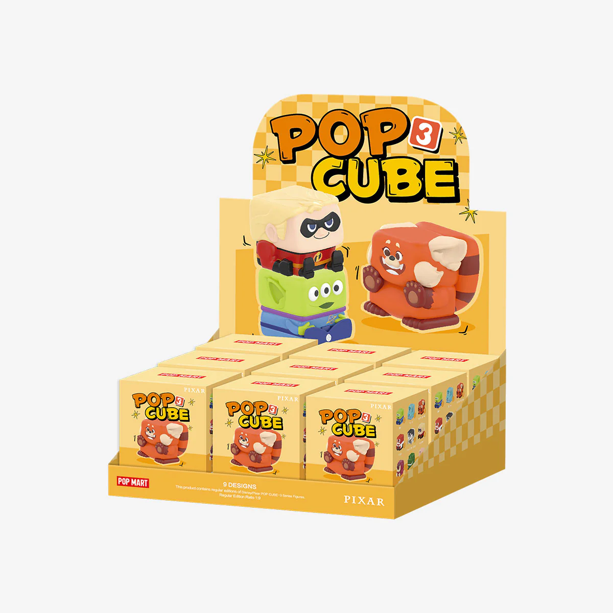 Toy Story Disney Pixar Pop Cube-3 Series Figures Blind box By Pop Mart - Image 4