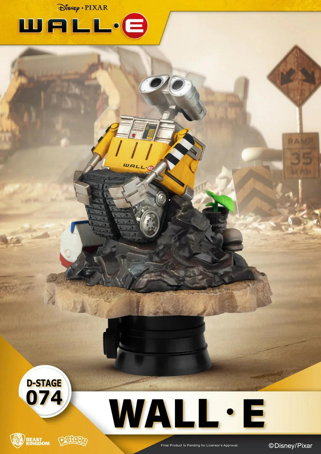 Disney Pixar Wall-E Diorama Stage by Beast Kingdom (DS-074) - Image 2