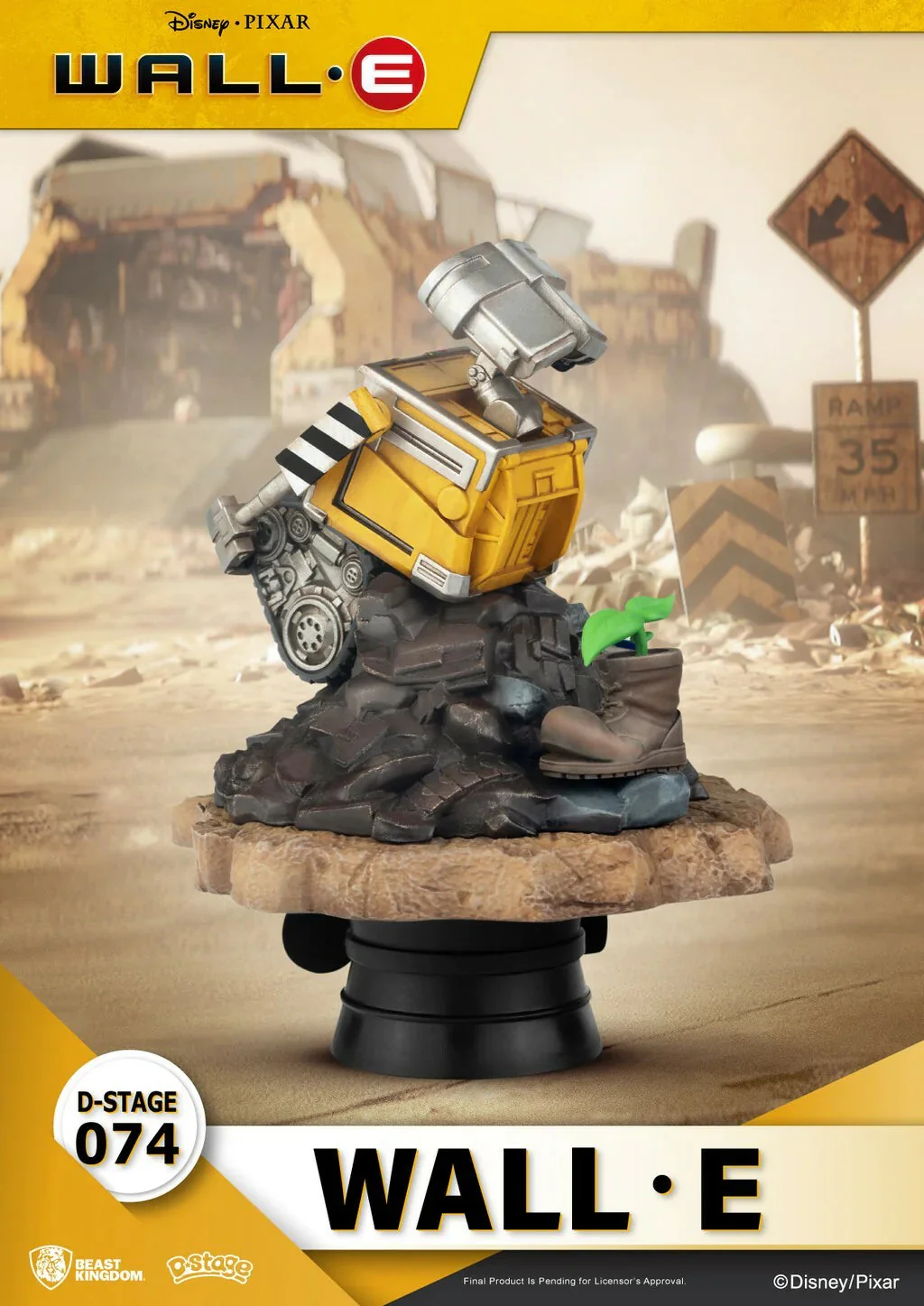 Disney Pixar Wall-E Diorama Stage by Beast Kingdom (DS-074) - Image 3