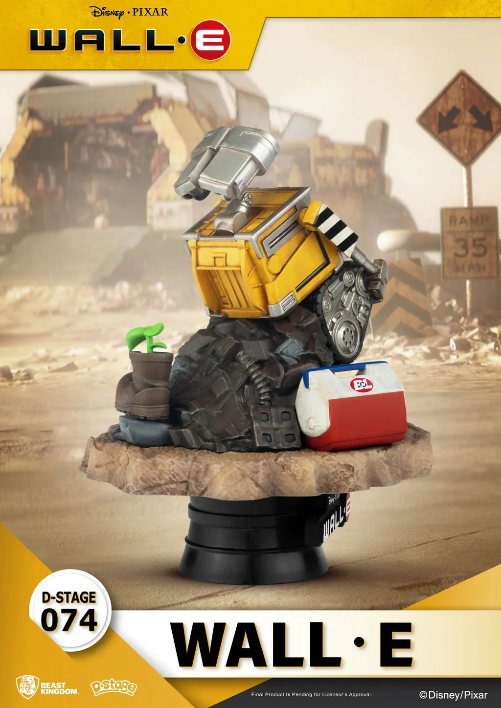 Disney Pixar Wall-E Diorama Stage by Beast Kingdom (DS-074) - Image 4
