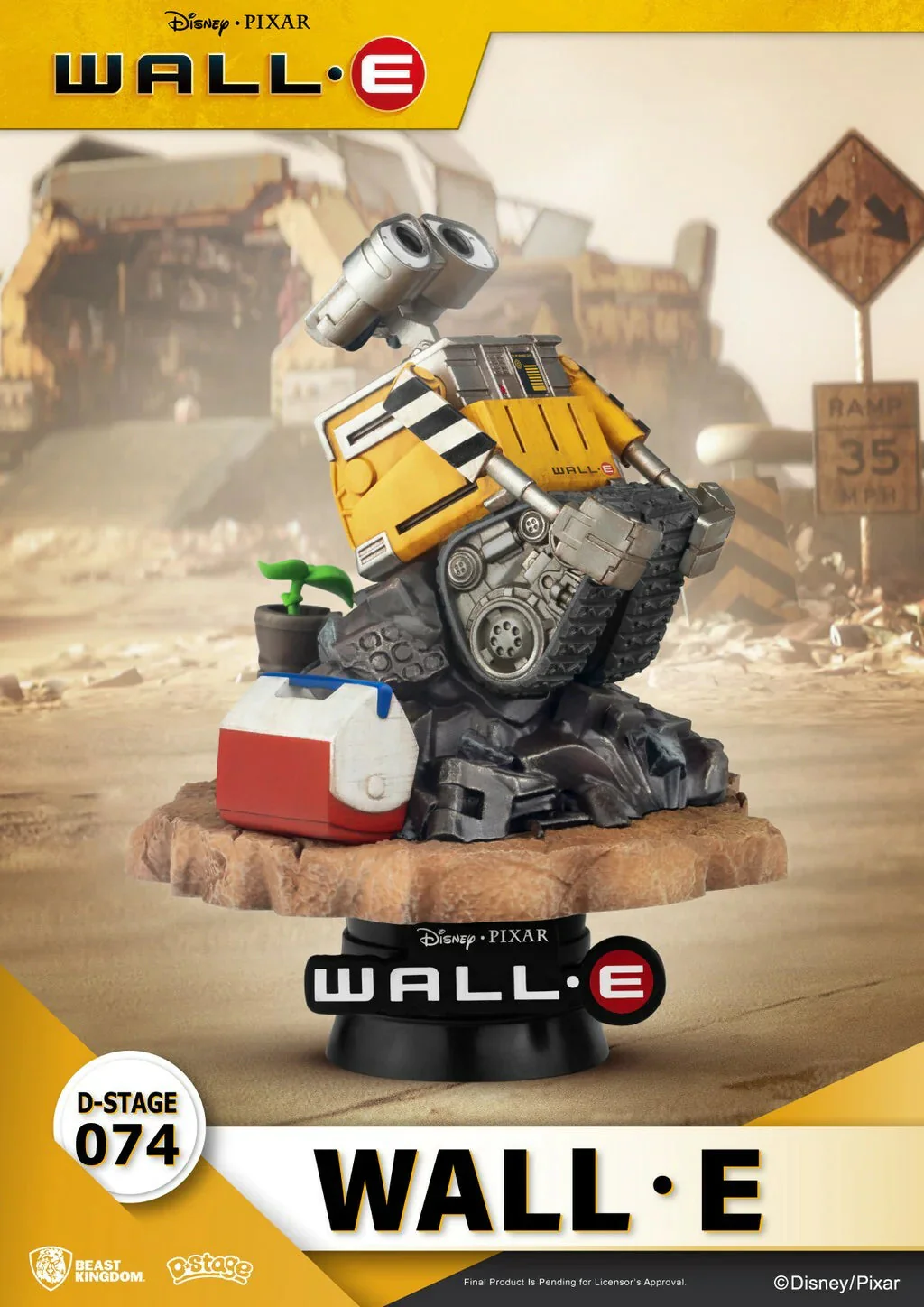 Disney Pixar Wall-E Diorama Stage by Beast Kingdom (DS-074) - Image 5