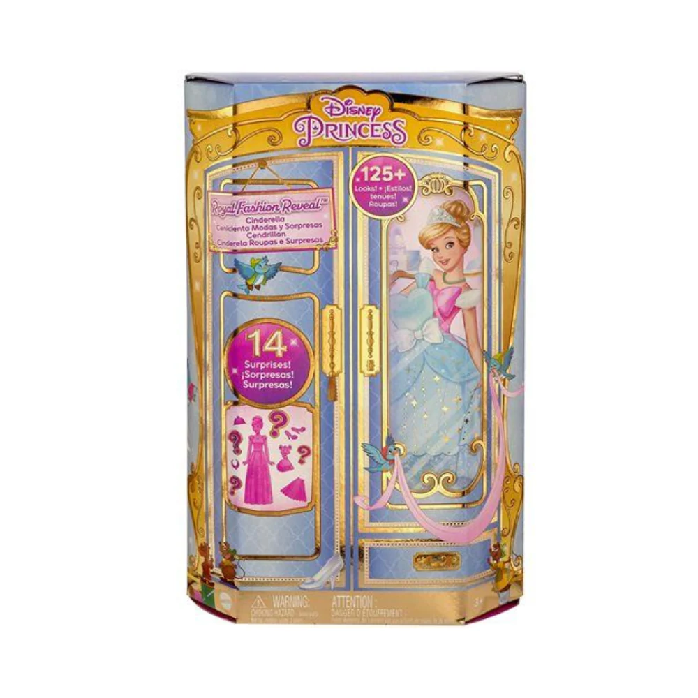Disney Princess Fashion Doll - Doll & Fashion Surprise - Cinderella