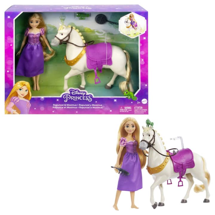 Disney Princess Fashion Doll & Maximus Playset by Mattel - Image 2