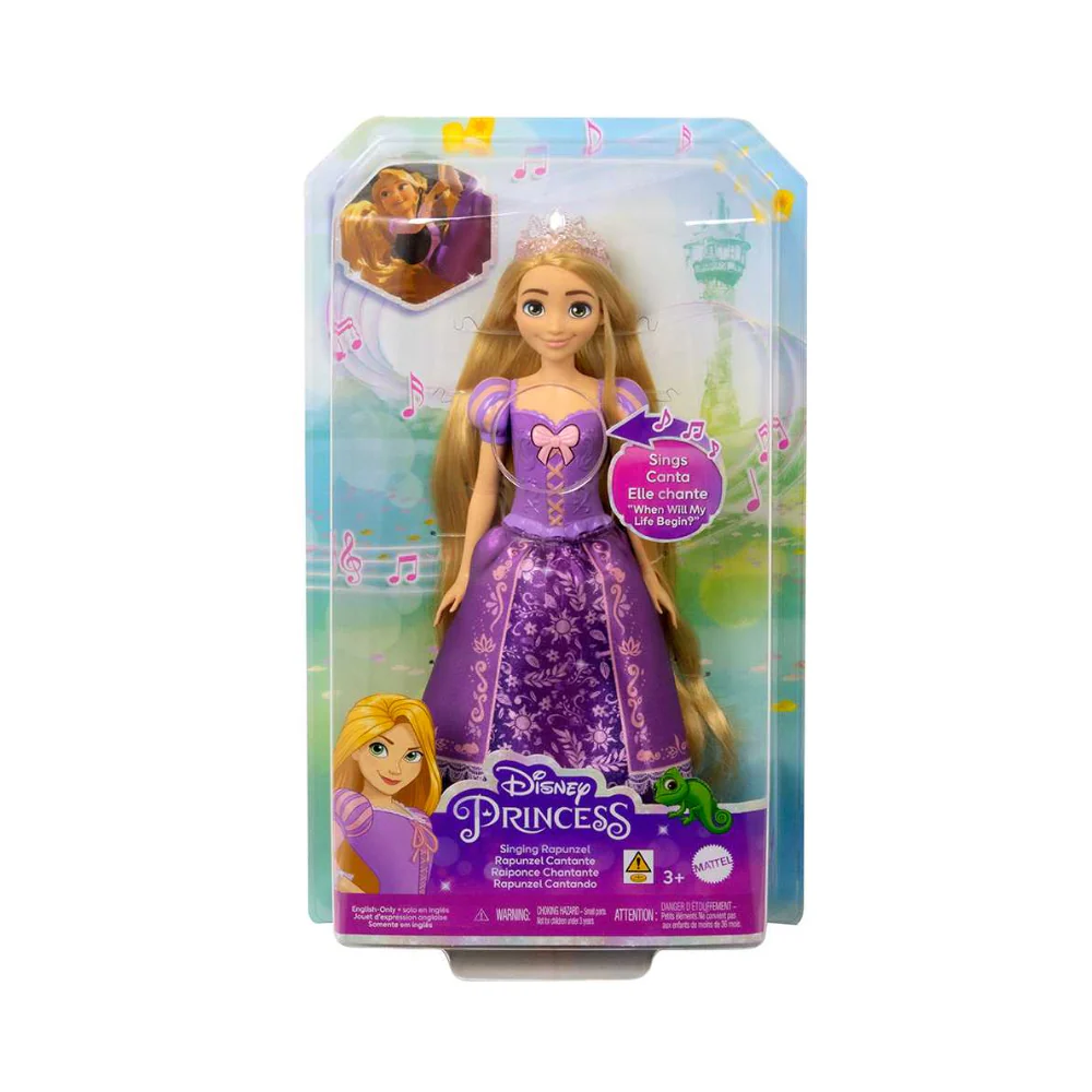Disney Princess Fashion Doll Rapunzel Singing Doll - English By Mattel