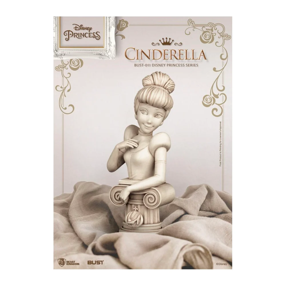 Disney Princess Series-Cinderella BUST Figure by Beast Kingdom - Image 2