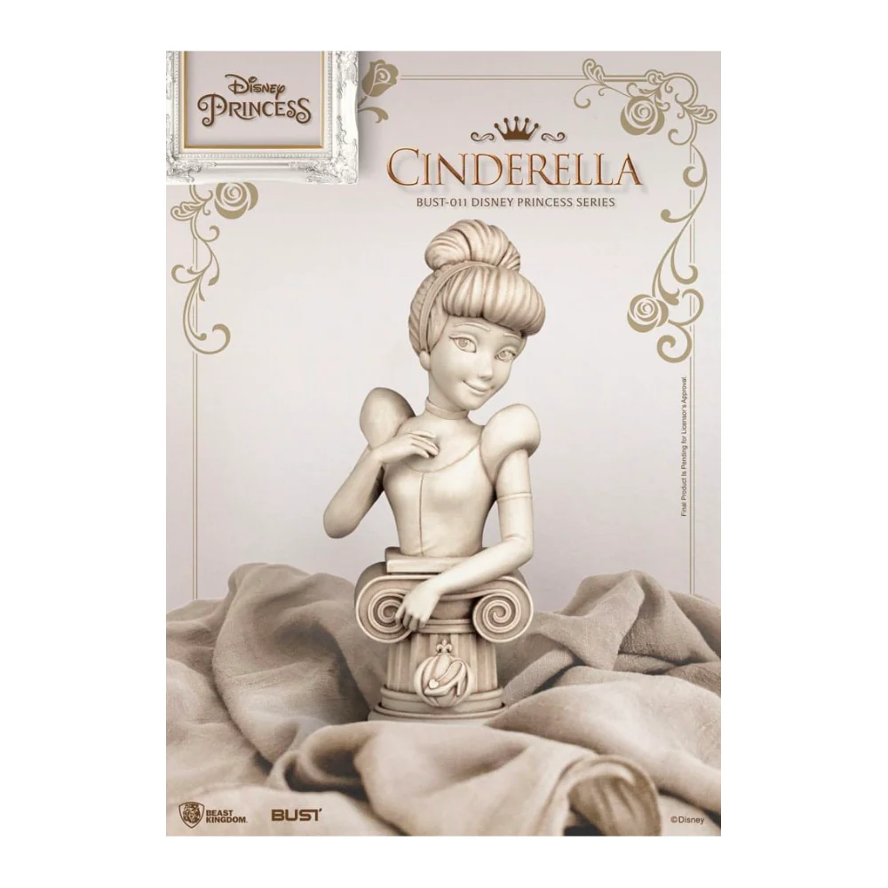 Disney Princess Series-Cinderella BUST Figure by Beast Kingdom - Image 3