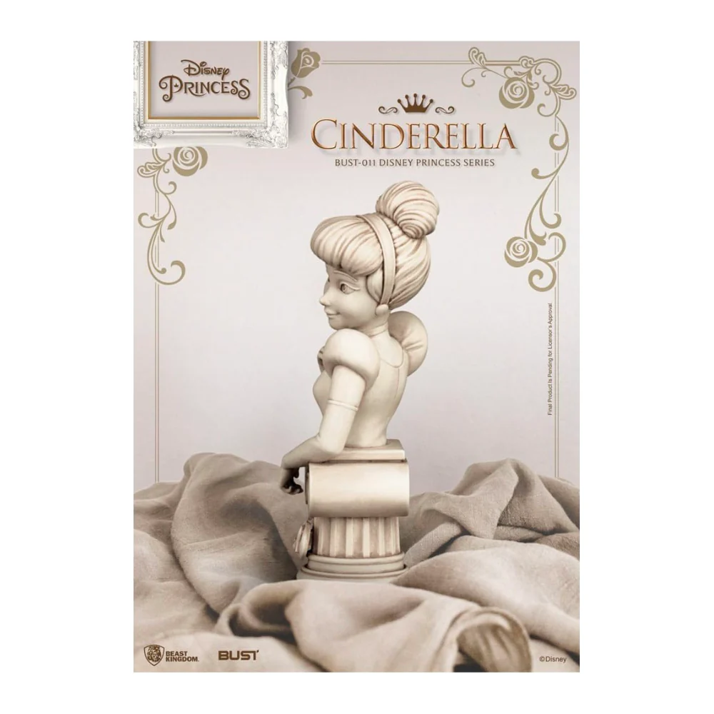 Disney Princess Series-Cinderella BUST Figure by Beast Kingdom - Image 4