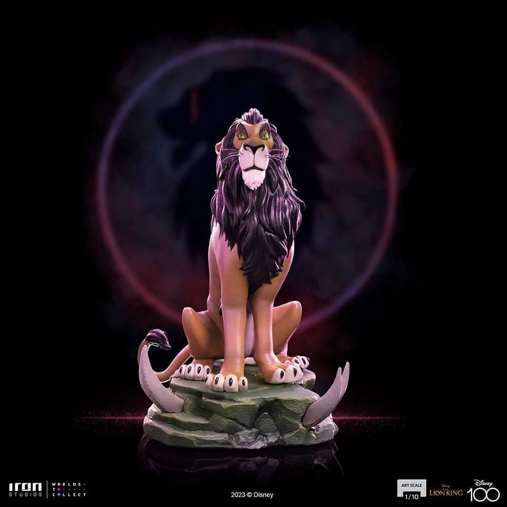Disney Scar Disney 100th The Lion King - Art Scale 1/10 - Iron By Iron Studio - Image 4