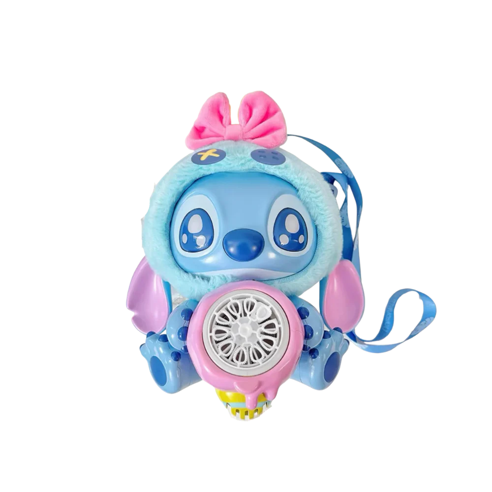 Disney Stitch Plush Bubble Blaster By Top Toy