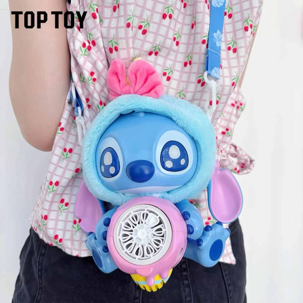 Disney Stitch Plush Bubble Blaster By Top Toy - Image 3