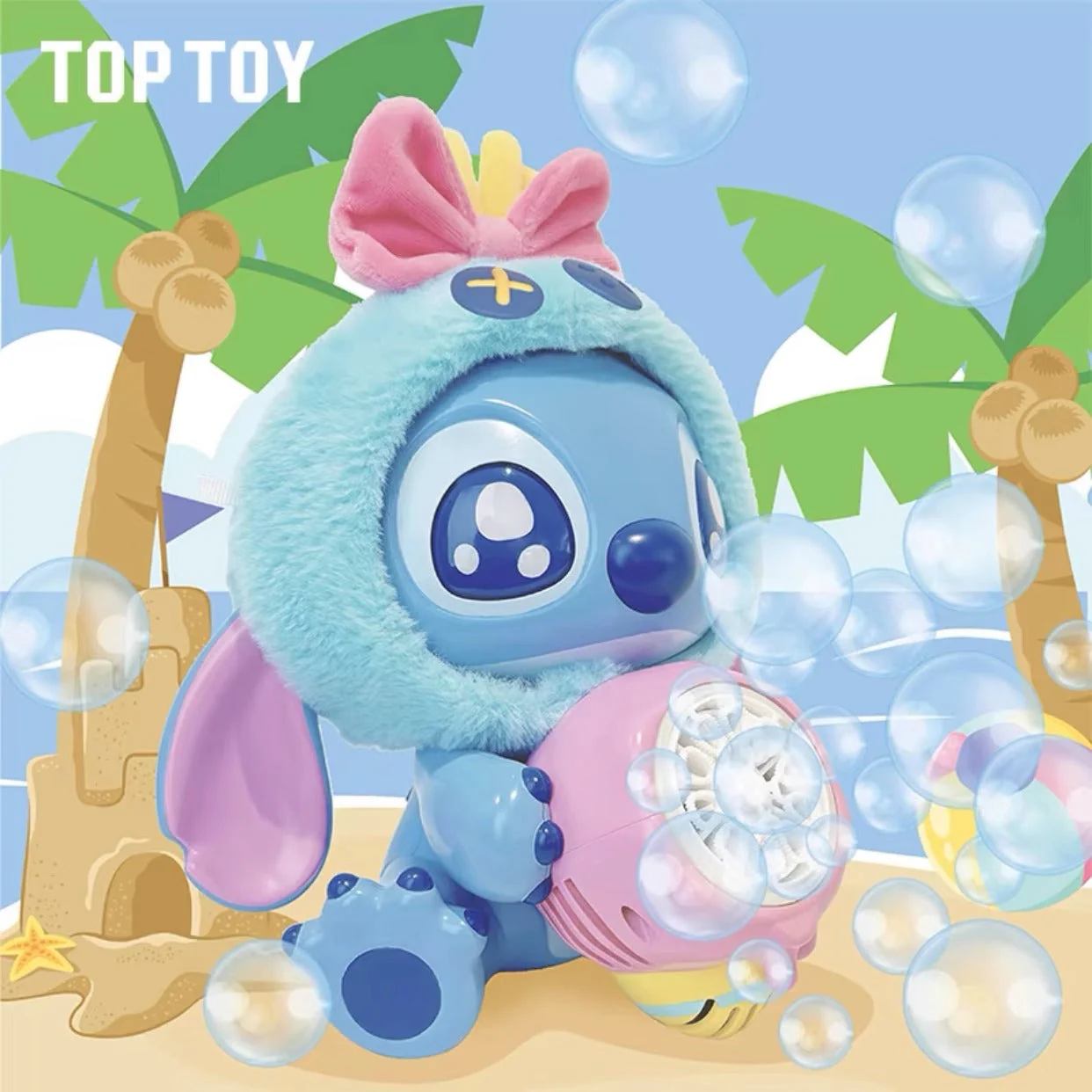 Disney Stitch Plush Bubble Blaster By Top Toy - Image 4