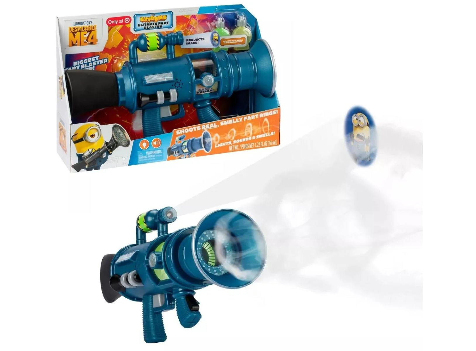 Despicable Me 4 Minion The Extreme Ultimate Fart Blaster By Moose Toys - Image 2