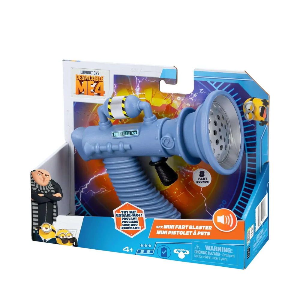 Despicable Me 4 SFX Mini Fart Blaster Toy By Moose Toys