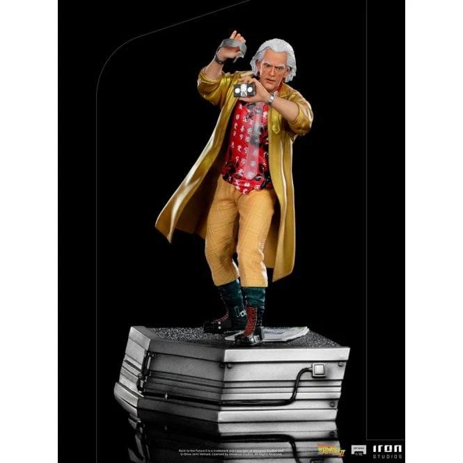 Back To The Future II - Doc Brown Art Scale 1/10 Statue By Iron Studios - Image 4