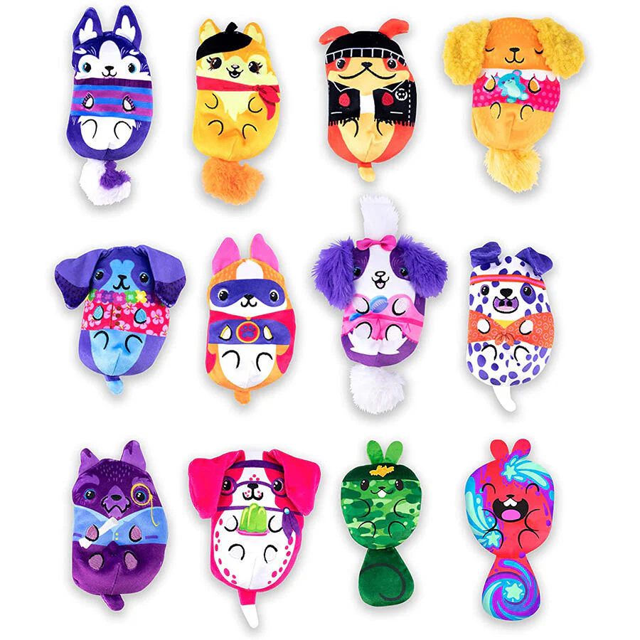 Dogs Vs Squirls 4" Plush Beans (1 Random) - Image 4