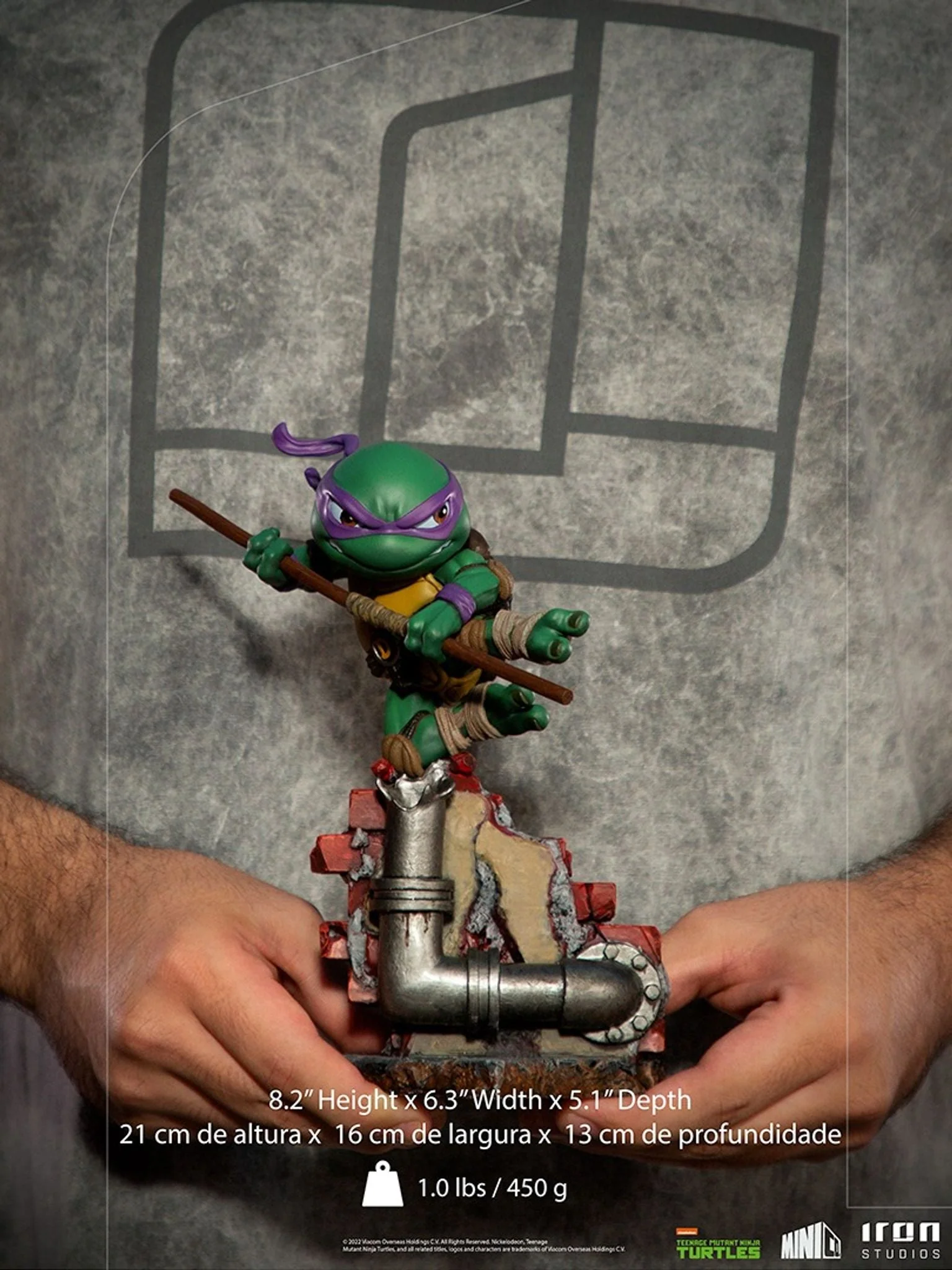 Teen Mutant Ninja Turtles Donatello Minico Statue by Iron Studios - Image 3